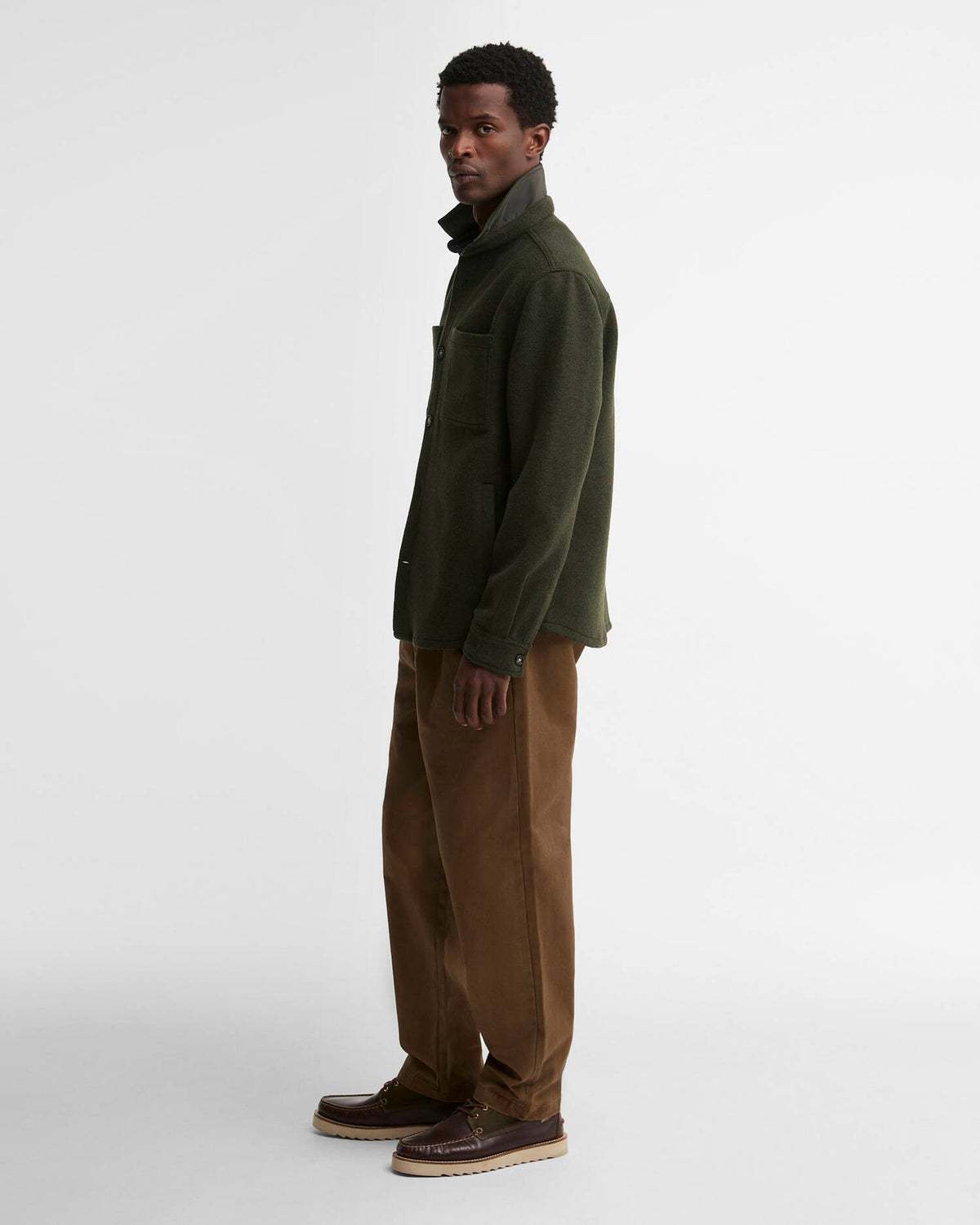 Marltown Tailored Wool-Blend Overshirt