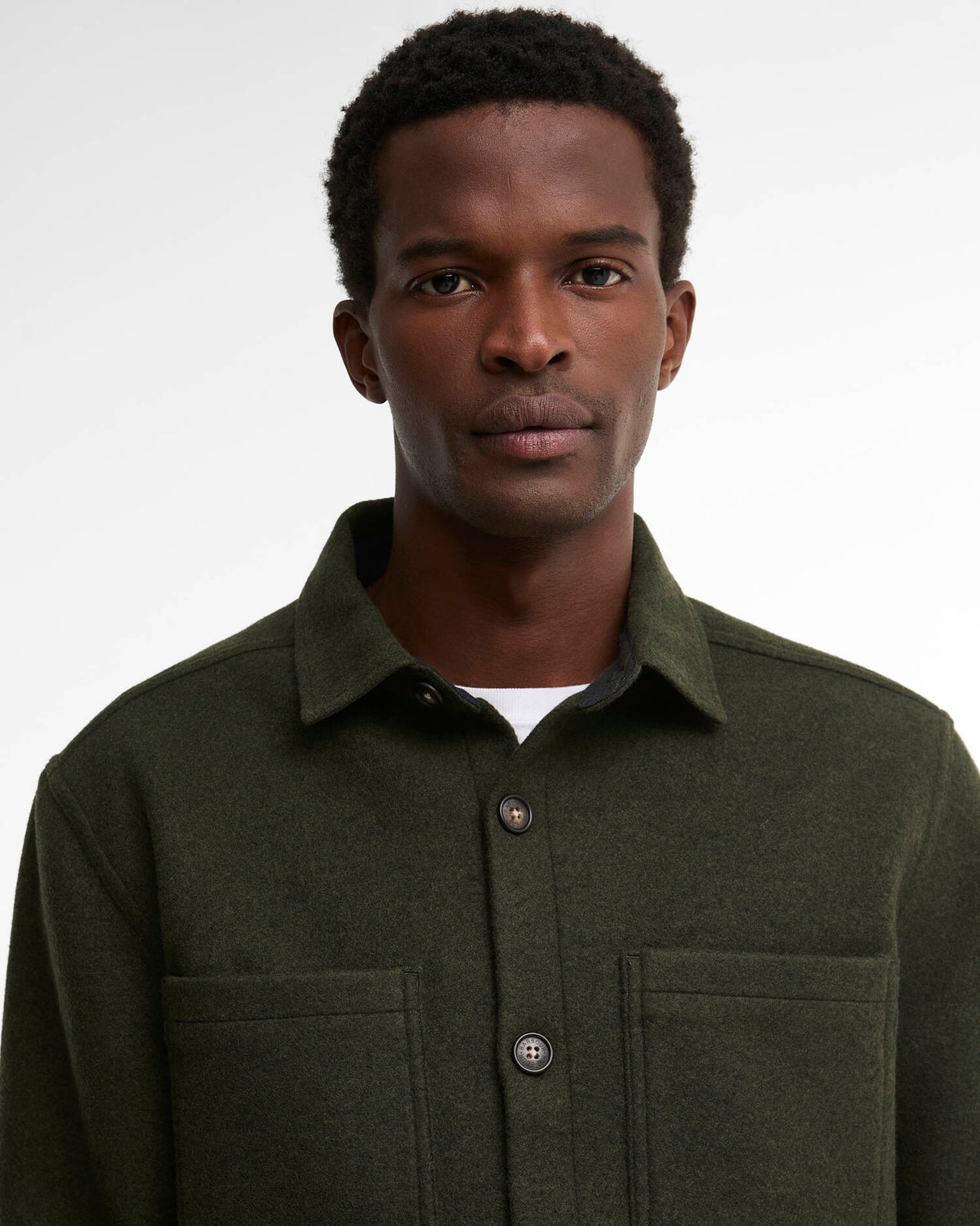 Marltown Tailored Wool-Blend Overshirt