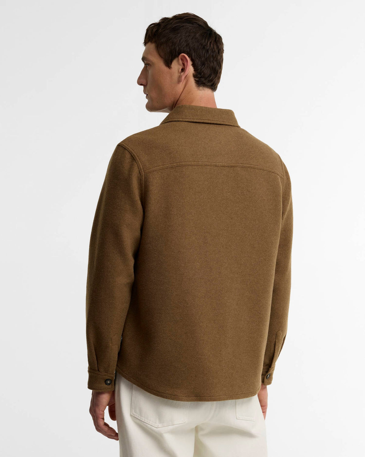 Marltown Tailored Wool-Blend Overshirt