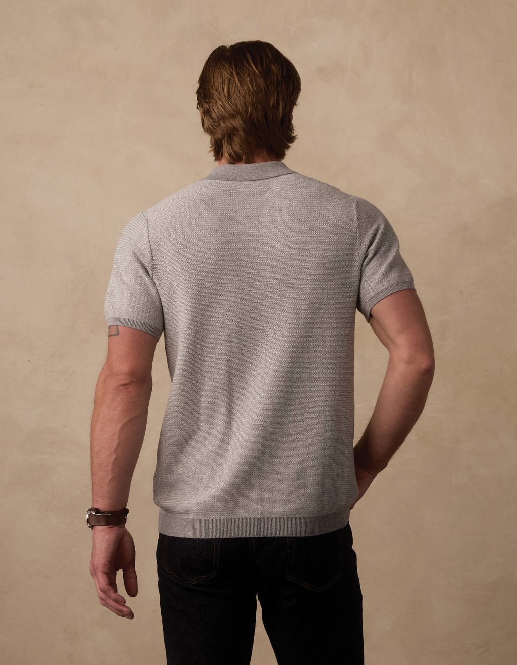 Robles Birdseye Knit Button Up