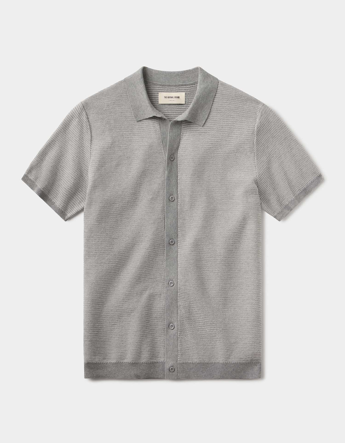 Robles Birdseye Knit Button Up