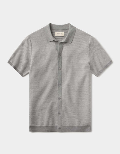 Robles Birdseye Knit Button Up