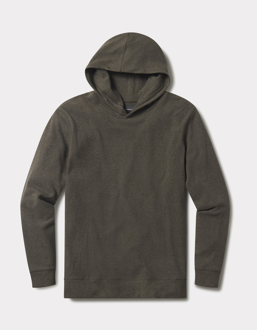 Brushed Textured Knit Hoodie in