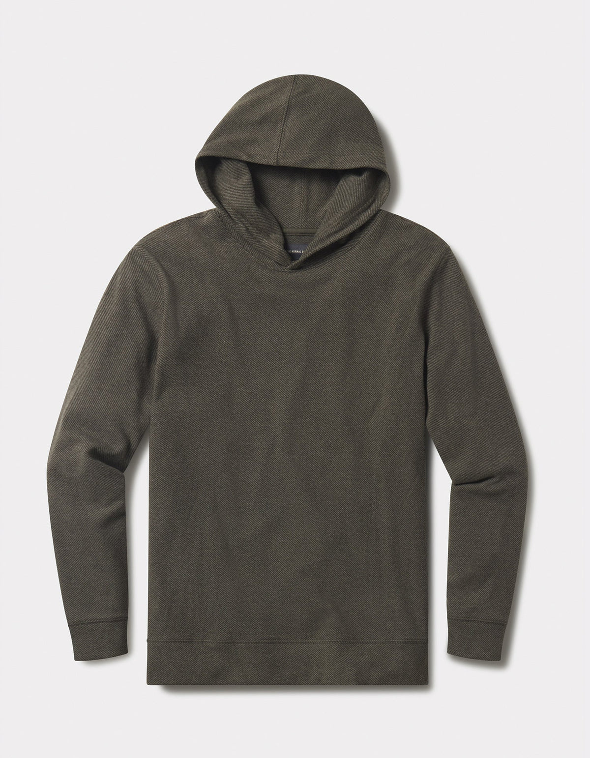 Brushed Textured Knit Hoodie in