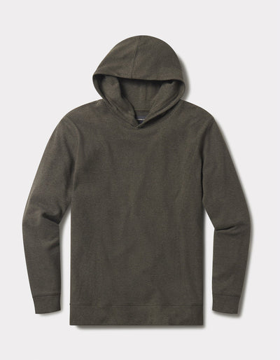 Brushed Textured Knit Hoodie in