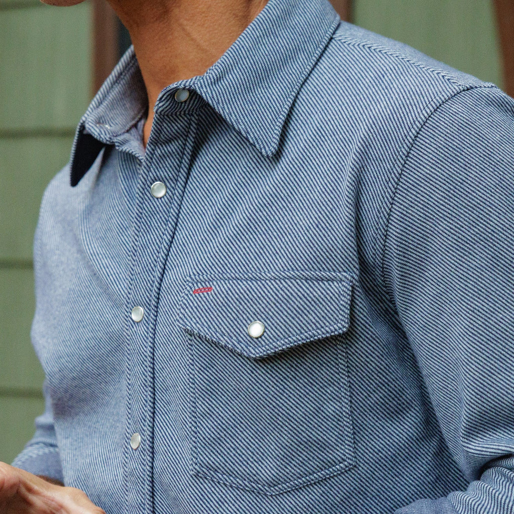 Chill-Knit Twill Pearl Snap