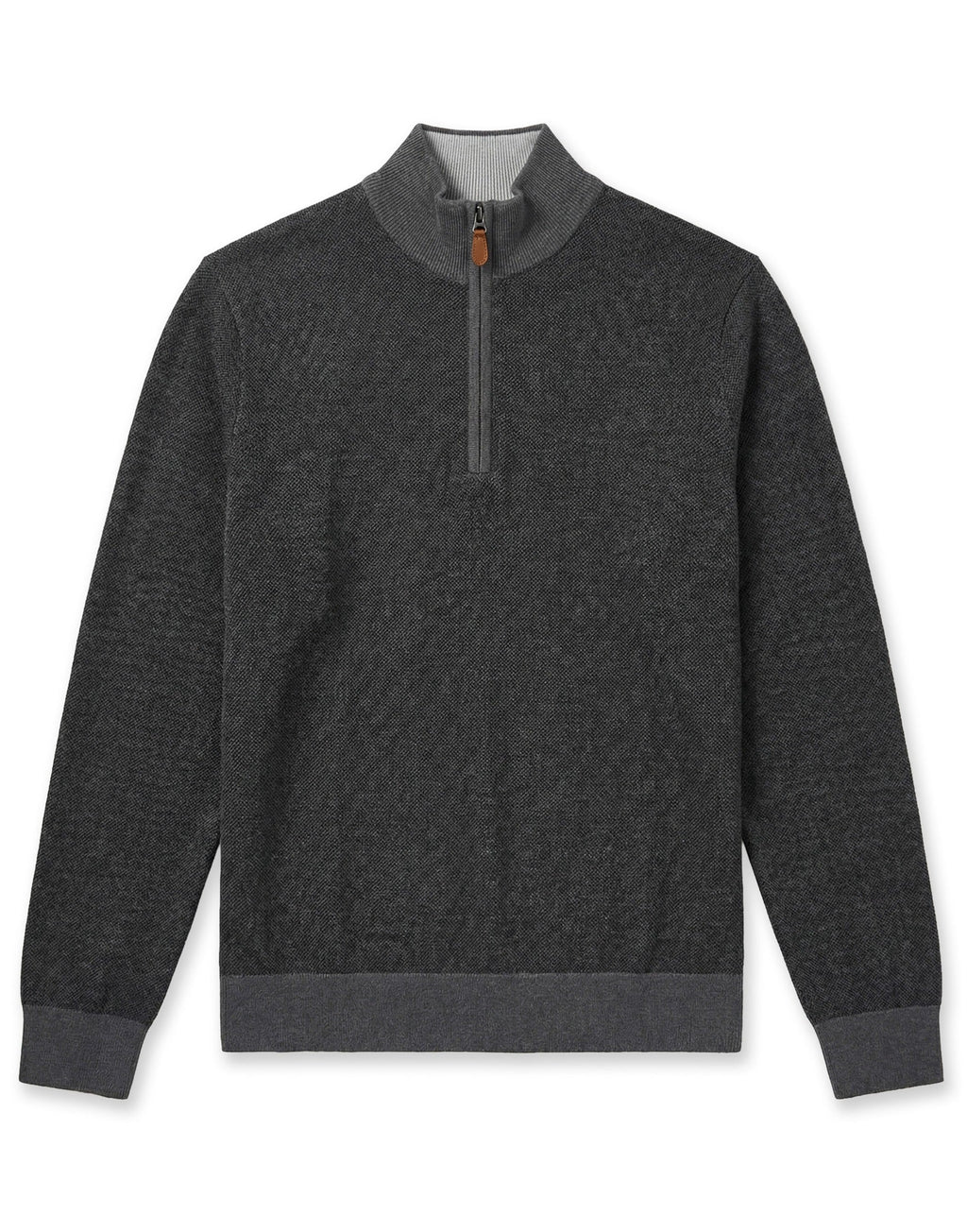 12gg Merino Quarter Zip Sweater