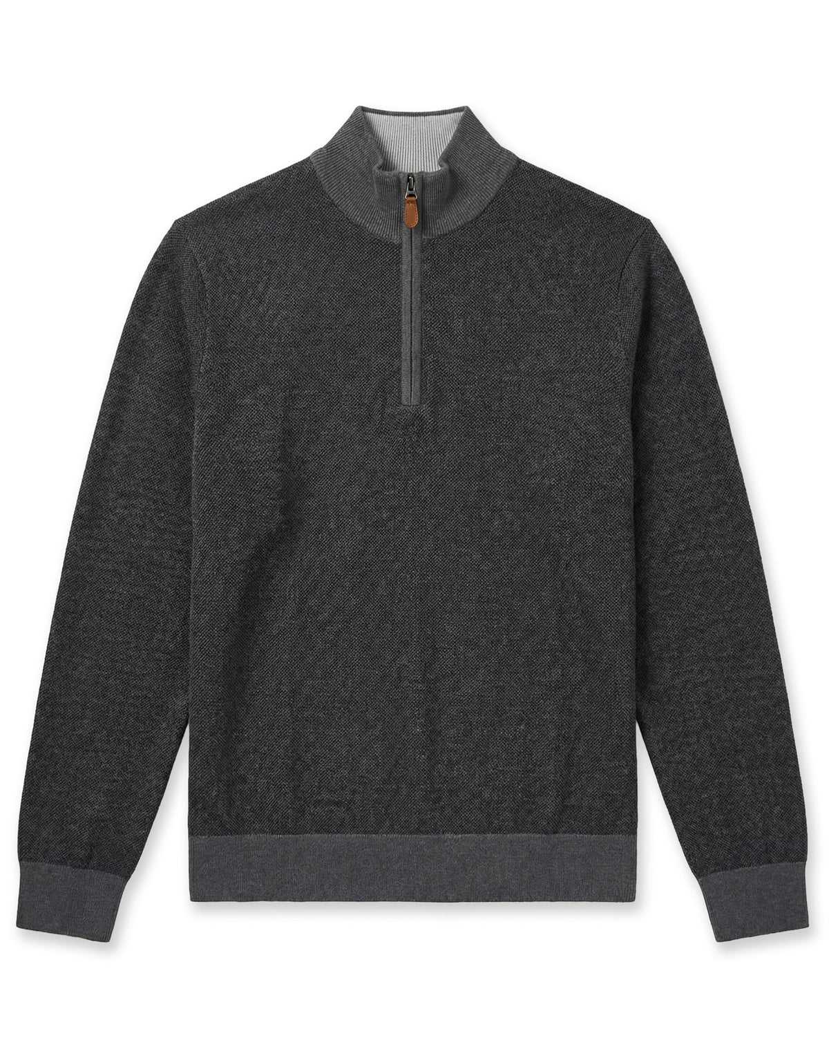 12gg Merino Quarter Zip Sweater